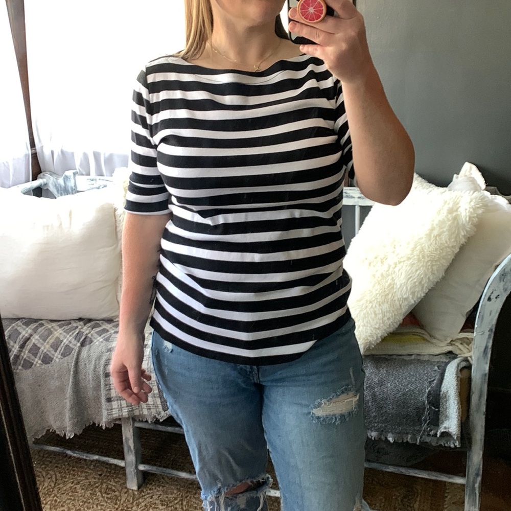 Ralph Lauren Striped boatneck top